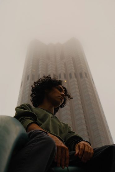 Reinert Webb stoic building in background