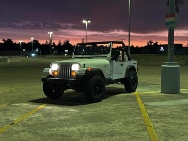 Reinert Webb Car Jeep Wrangler 1991 with square headlights