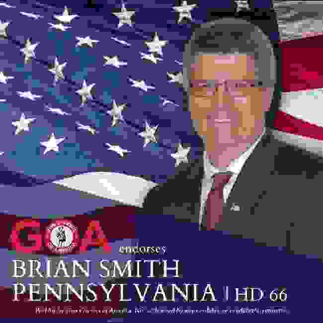 Gun Owners of America, Endorsement, Brian Smith, 66th District, State Representative Candidate