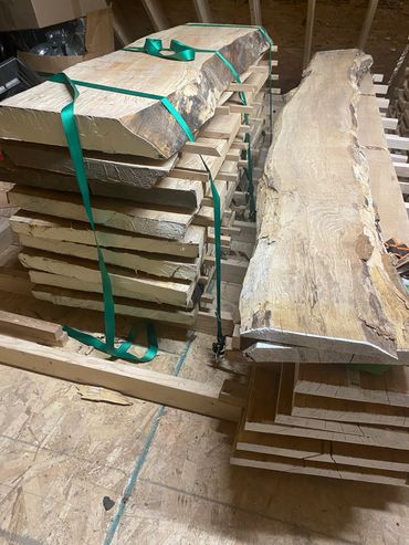 8/4 Hard Maple slabs (21"x6' average) w/spalting $5/bf