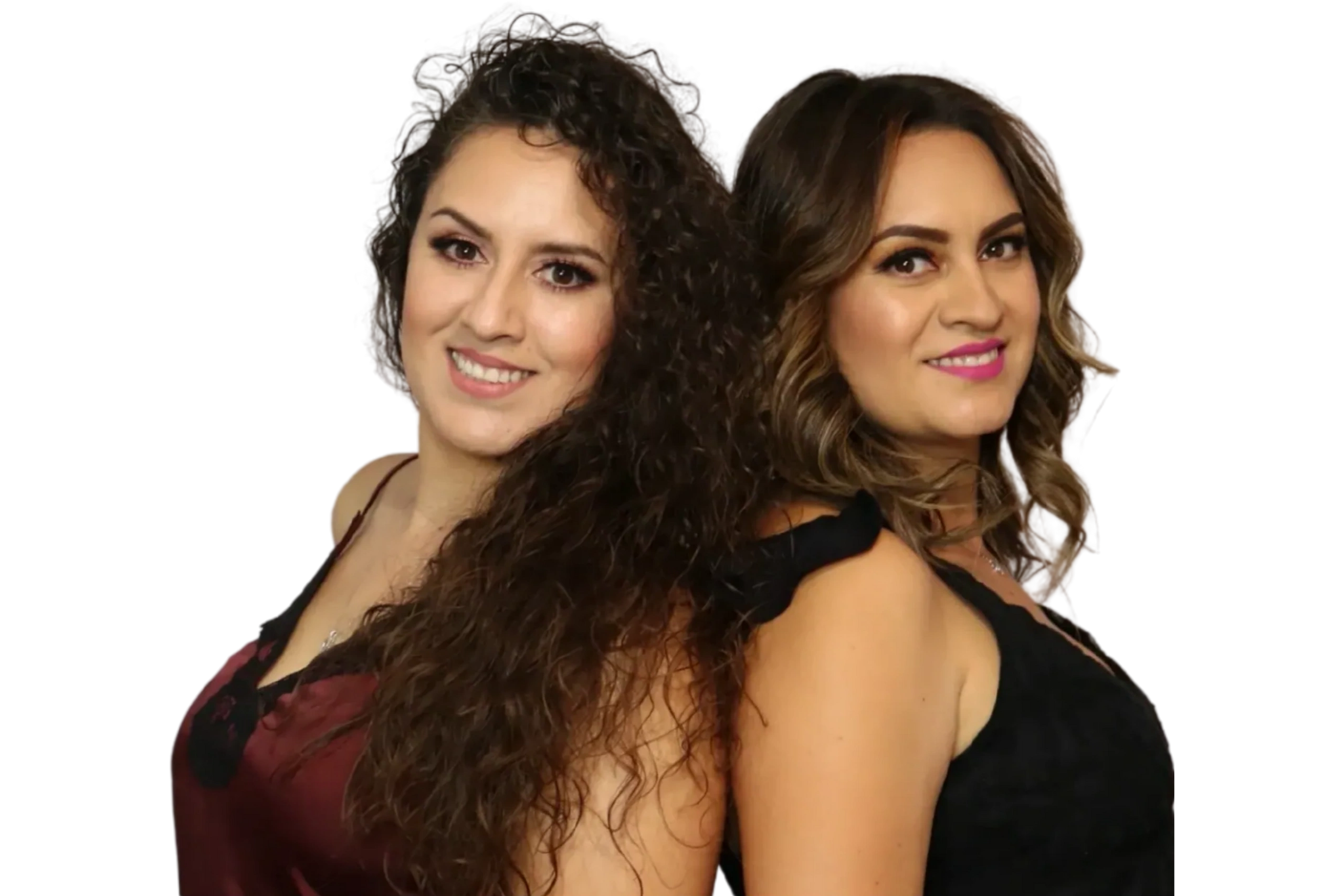 Micaela and Melinda back to back