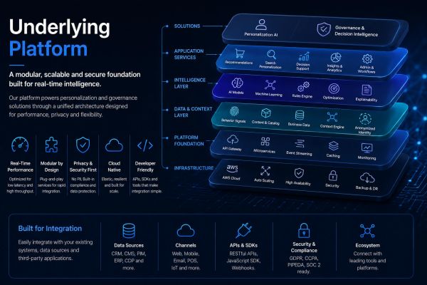 Modular platform architecture for real-time intelligence and integration.