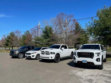 4 Vehicles getting there windows tinted today!