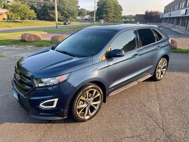 2017 Ford Edge Sport tinted %15 front two doors and %5 rear doors back including front visor strip