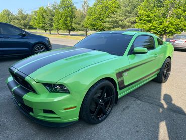 Gotta have it Green 5.0 tinted all the way around with %35 lifetime warranty film.