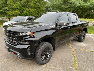 Premium lifetime film applied to all windows on this Silverado.