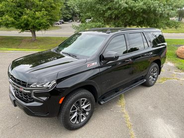 Brand new Tahoe upgraded privacy tints on n the rear and front doors to match.