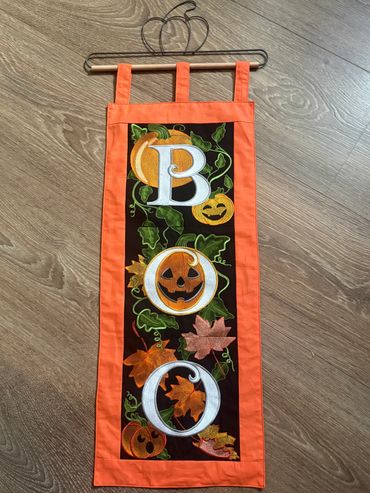Halloween BOO Wall Hanging