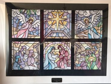 Stained Glass Nativity
