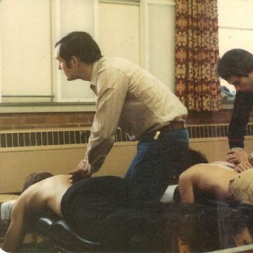 Doctor Hard at Logan College of Chiropractic in 1979.