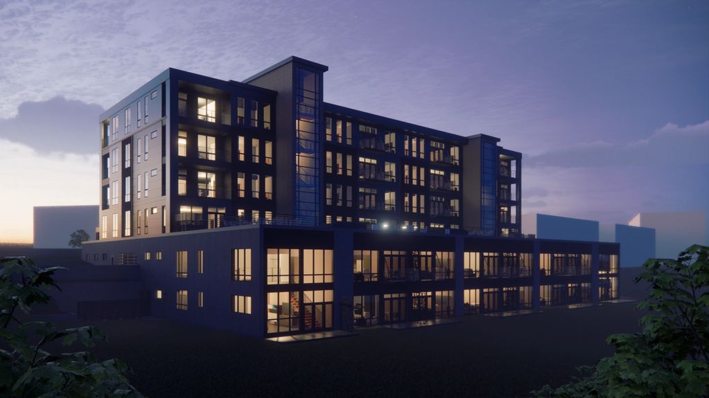 Riverfront Condo Building