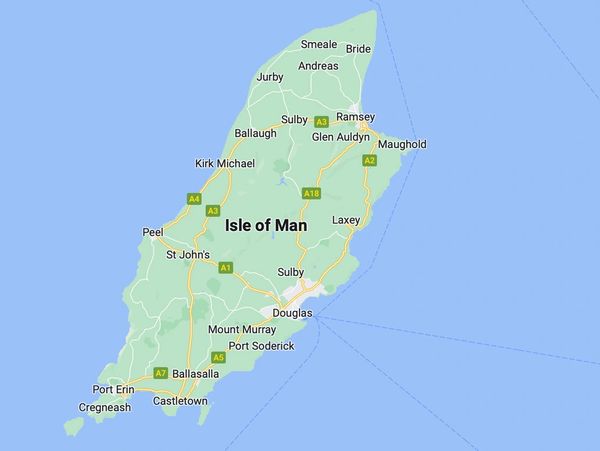 Isle of man map