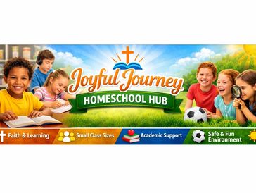 Happy children learning at Joyful Journey Homeschool Hub.