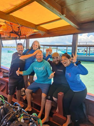Enjoying Scuba diving