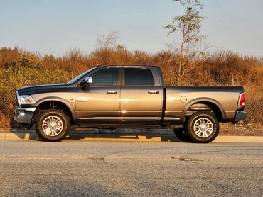 Dodge Ram 2500 catching the sunset.