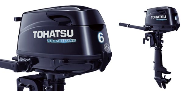 Tohatsu MFS6CDS  6hp outboard available at Regency Boats, Inglewood CA. New EFI outboards available!