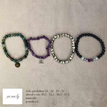Náramky - minerály.