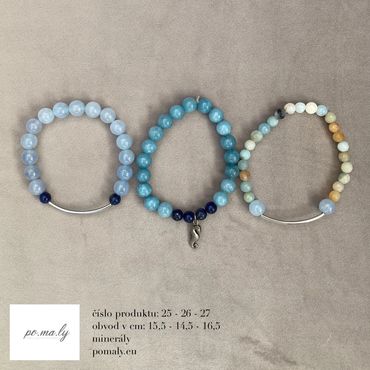 Náramky - minerály.