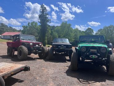 3 Off road Jeeps that have been customized