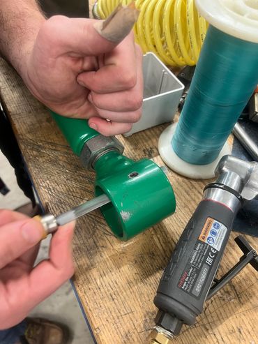 Parker Harris fixing control arms for lifting Jeep