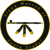 Logo of the Tipay Nation of Santa Ysabel featuring a stylized firearm.