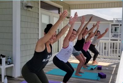 Yoga with your girlfriends