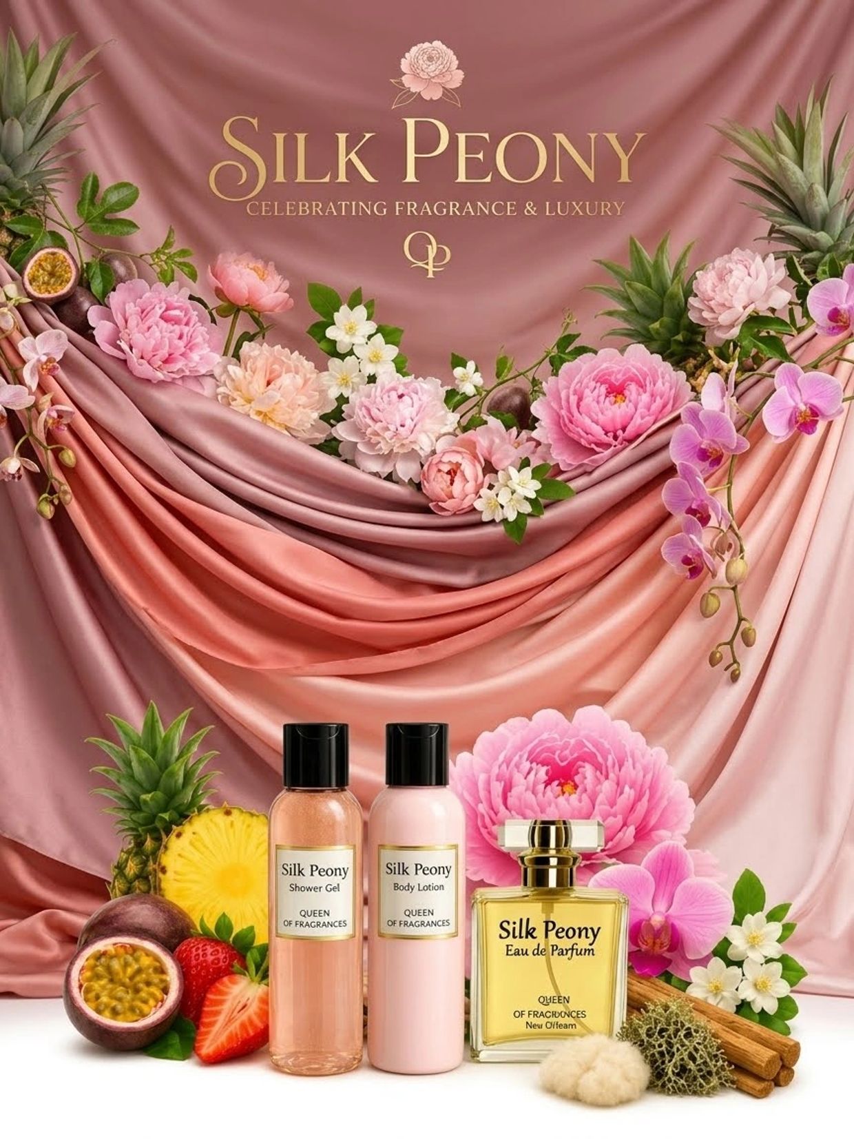 Silk Peony Ritual Collection by Fragrances of Polynesia.