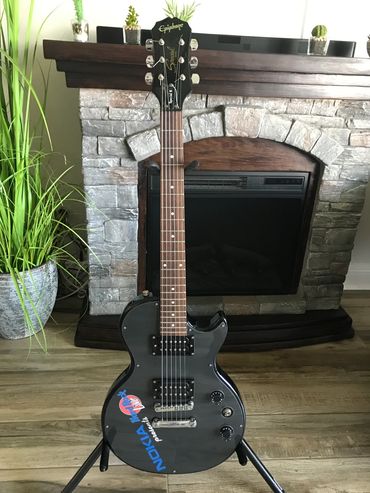 Epiphone Special II Les Paul Collector's Edition iwth Full Body NOKIA Hard Rock Live Rock Transparen