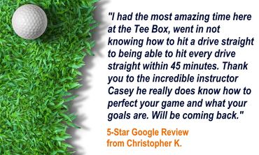 Canyon Lake Tee Box 5-star Google review