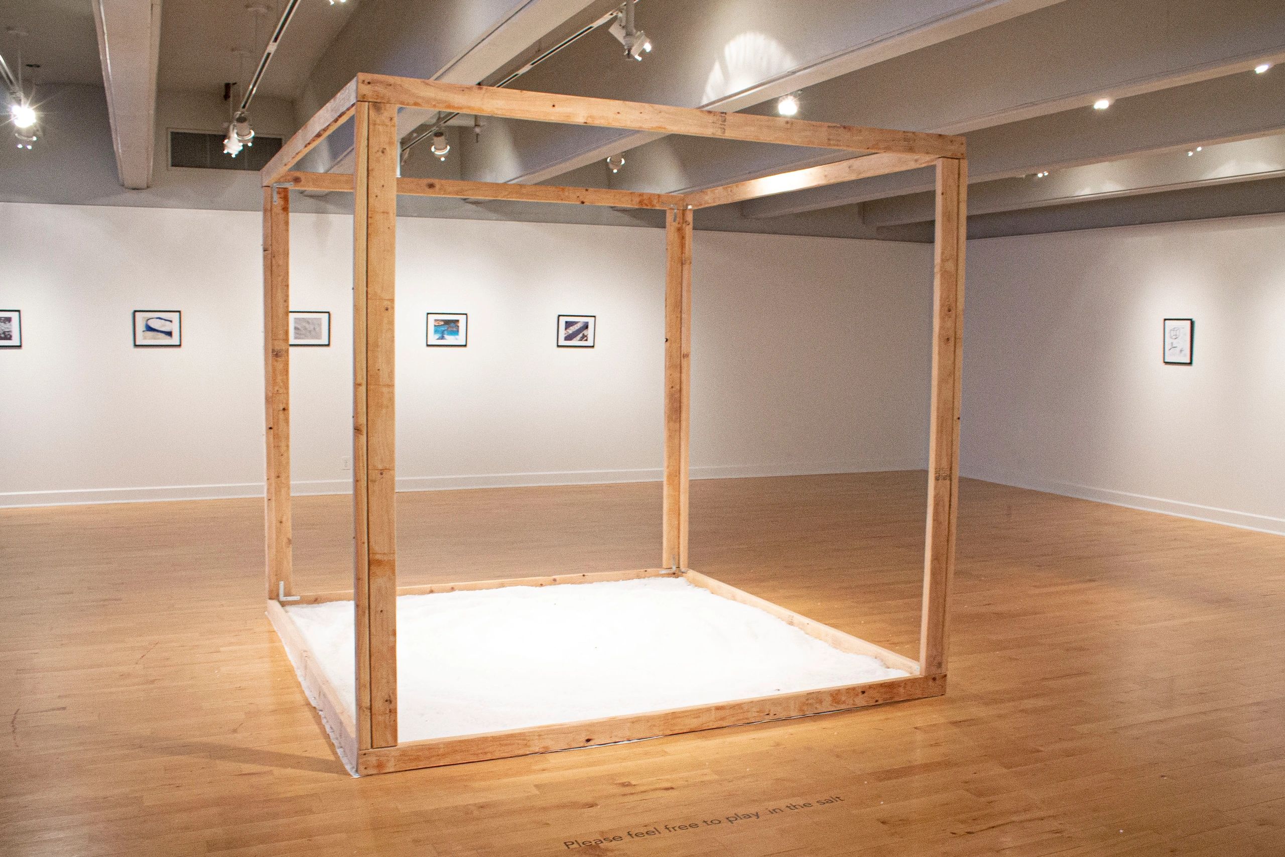 Photograph of a large box in a room