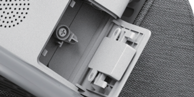 Batería cargable incorporada, compatible con CC  y CA