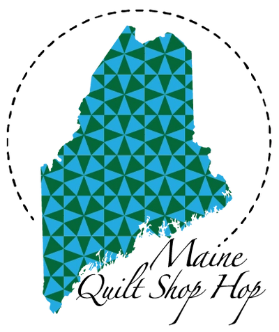 Maine Quilt Shop Hop event logo