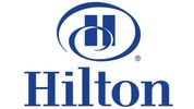 Logo of past client of Kurt Dreier Caricatures and Illustration: Hilton