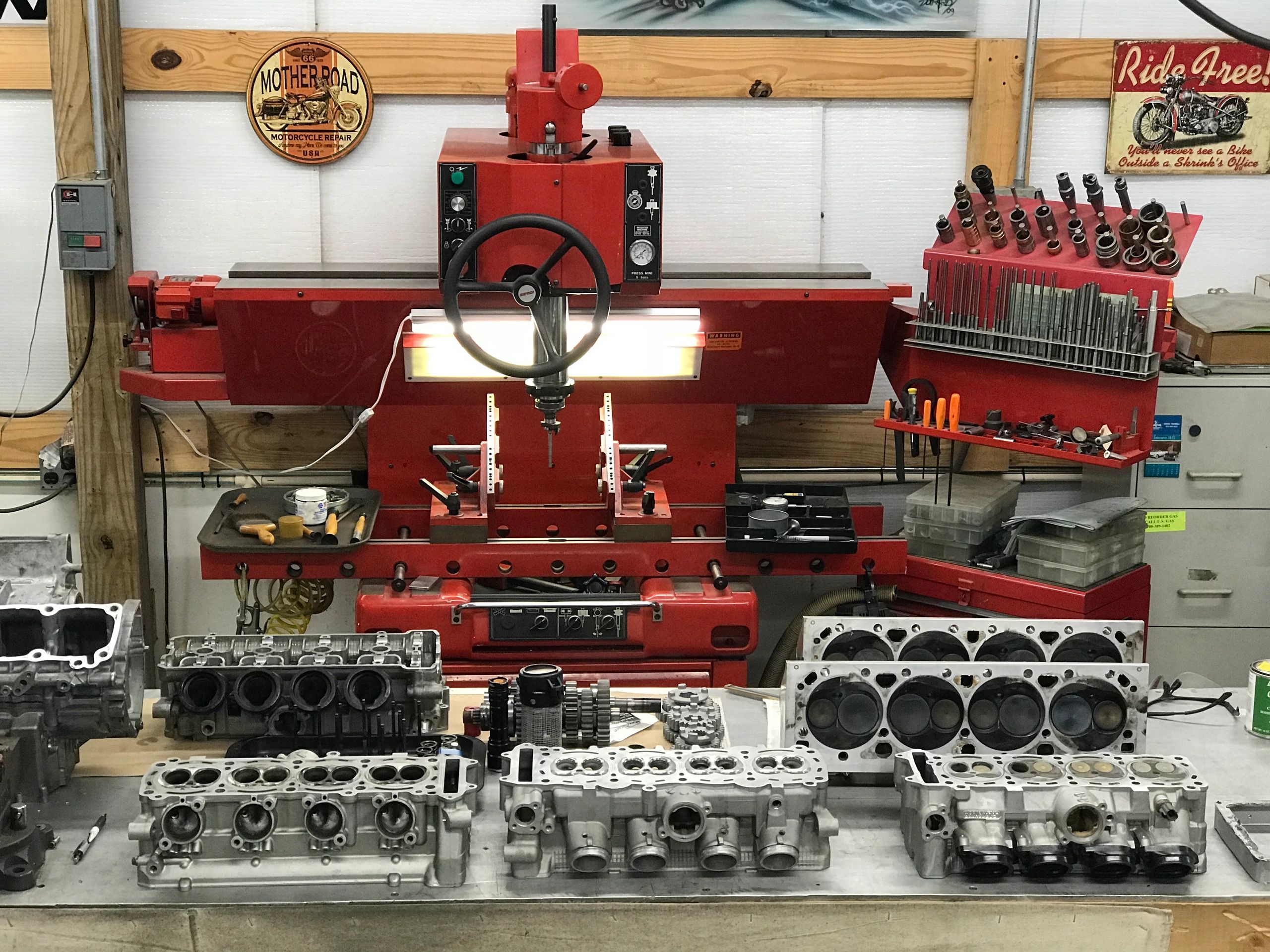Motorcycle sale machine shop