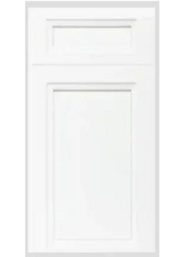Oakley Whisper White prefab cabinetry.