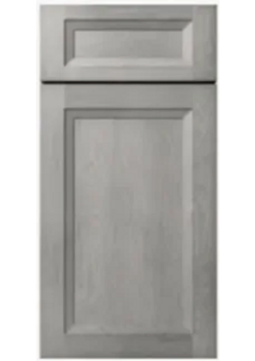 Oakley Machine Gray prefab cabinetry