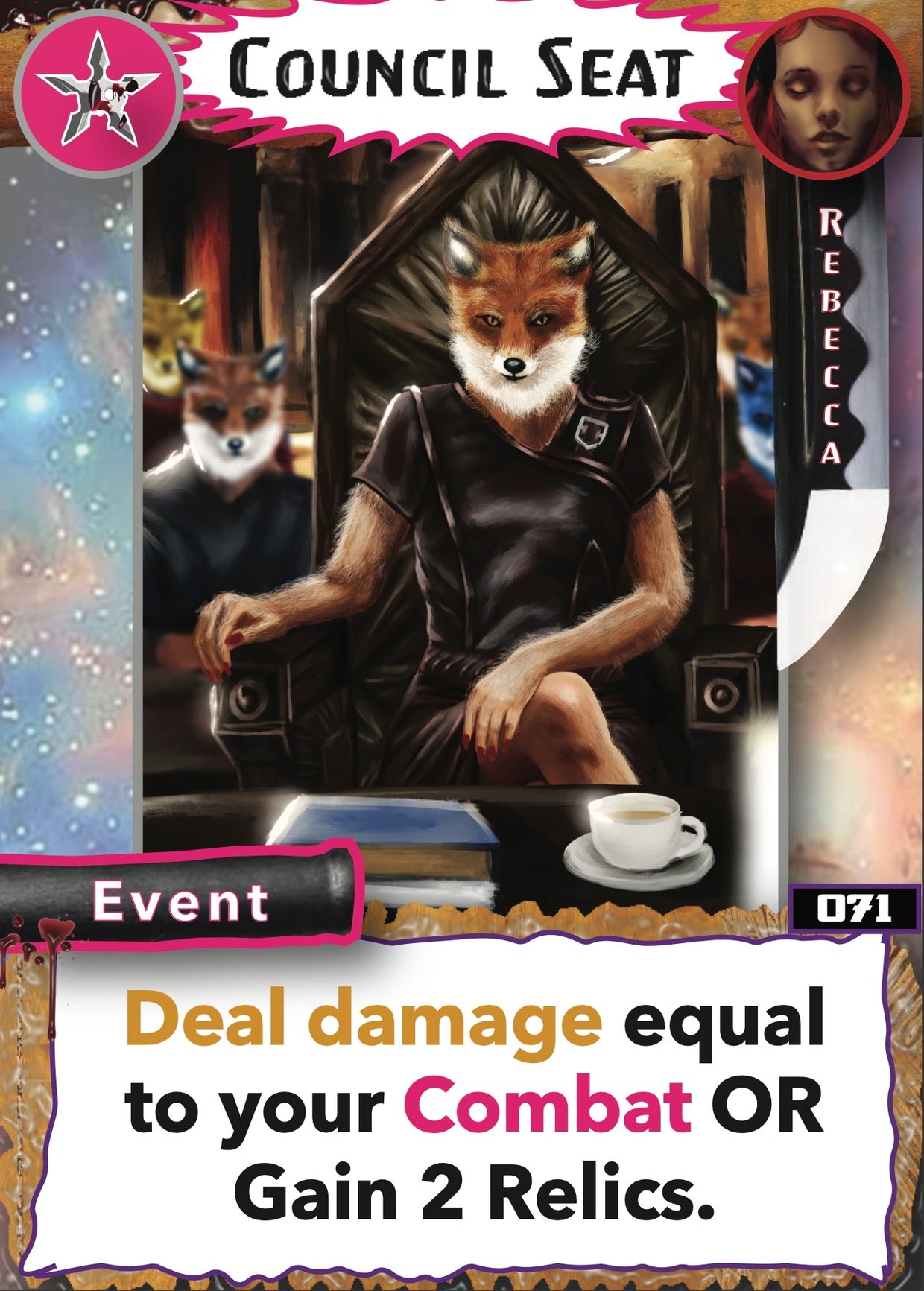 Darkwana, Darkwana Games, Duelists of Darkwana, Martin Wolt, Rebecca, Event, Combat, Council Seat