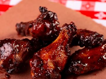 Smoke bbq wings