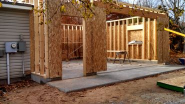 Attached Garage Framing