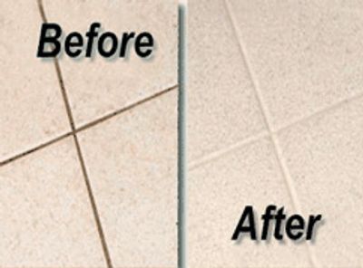 restored grout. ugly grout. stained grout. paint grout. fix my grout. how to recolor grout. 