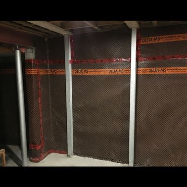 reinforced walls that are now fixed, sturdy, and waterproofed