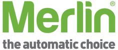 The logo for Merlin Garage Door Openers