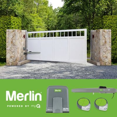 A merlin gate opener