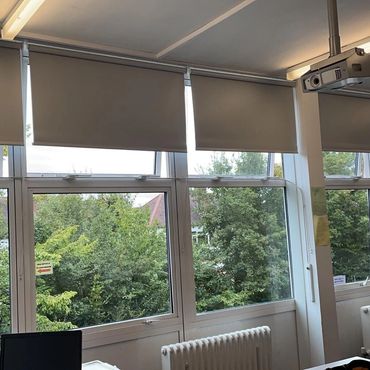 School - Roller Blinds fitted