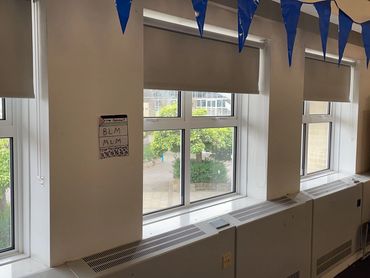 School - Roller Blinds fitted