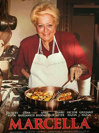 Photo of Dvd cover of a documentary about a chef named Marcella