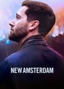 Photo of New Amsterdam tv series. Pic is of Max the Medical Director.