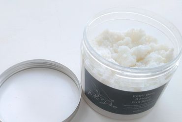 Foot scrub exotic berry and melon