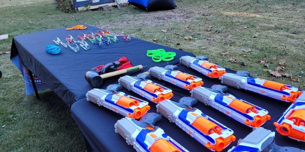 Nerf themed party!