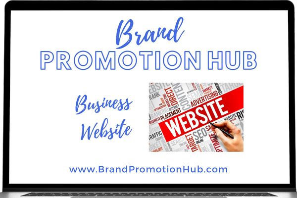 Brand Promotion Hub Image of a Service called Business Website. Image with words Website.